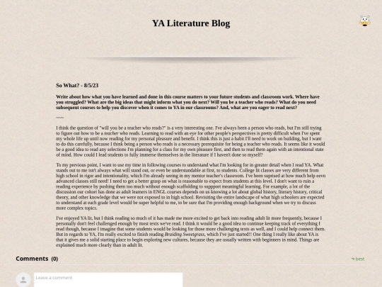 yalitblog screenshot