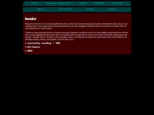 books screenshot