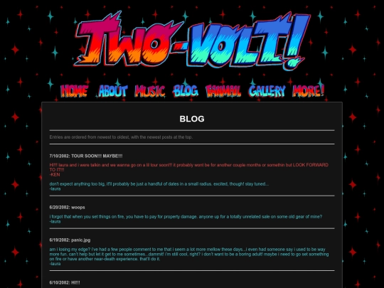 blog screenshot