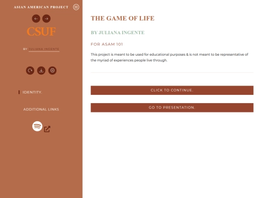 asam projet but actual screenshot
