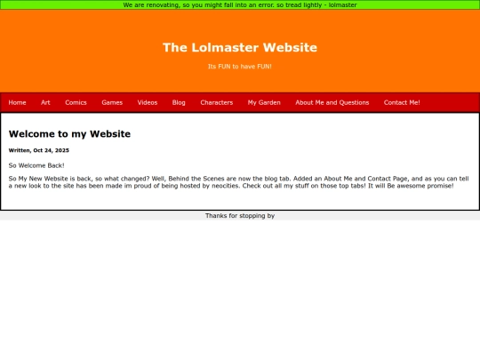 index screenshot