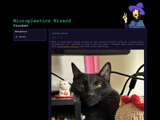 crochet/catnip-mouse screenshot
