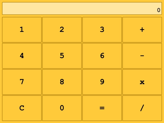 plastic-os/calculator screenshot