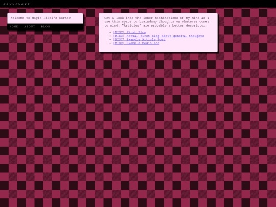 blogs screenshot