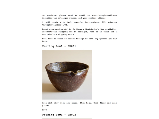 catalogue screenshot