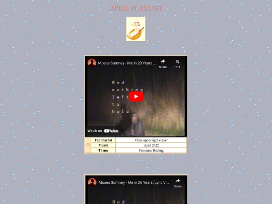 kofi/playlists/april22 screenshot
