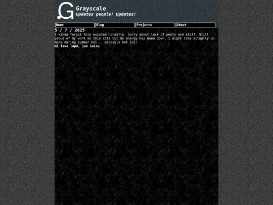blog screenshot