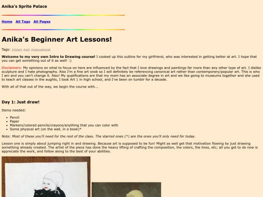 page/artlessons screenshot