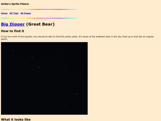 page/constellations/big-dipper screenshot