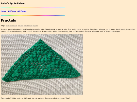 page/fractals screenshot