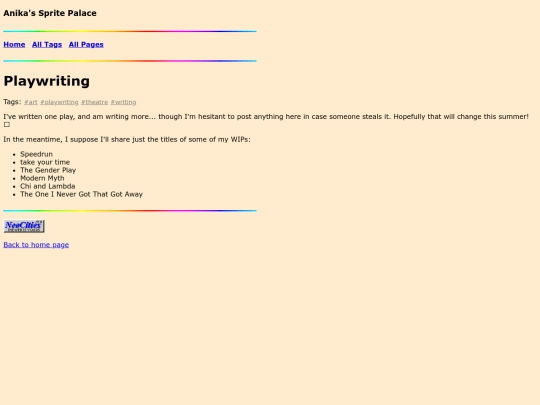 page/playwriting screenshot