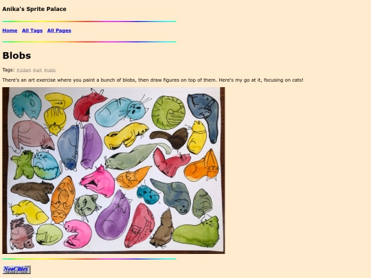 page/watercolorblobs screenshot