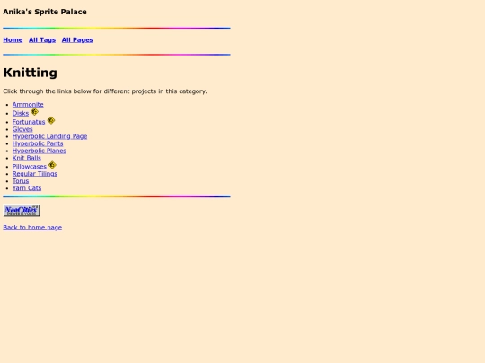 tag/knitting screenshot