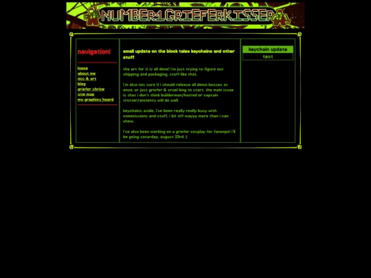 blog screenshot