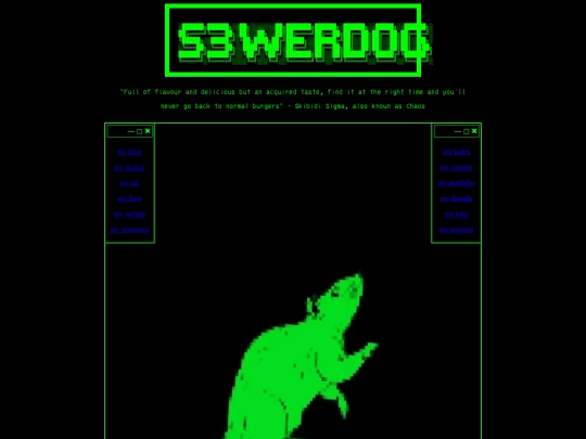 the sewage/thesewagefavs screenshot