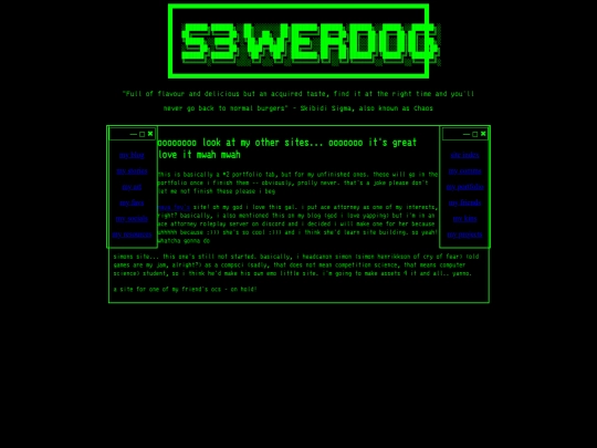 the sewage/thesewageprojects screenshot