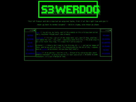 the sewage/thesewageresources screenshot