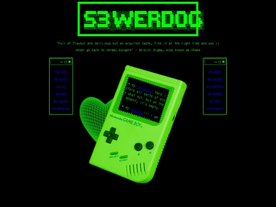 the sewage/thesewagesocials screenshot