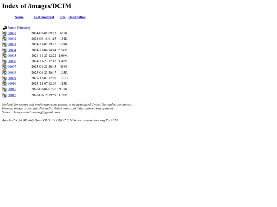 index screenshot
