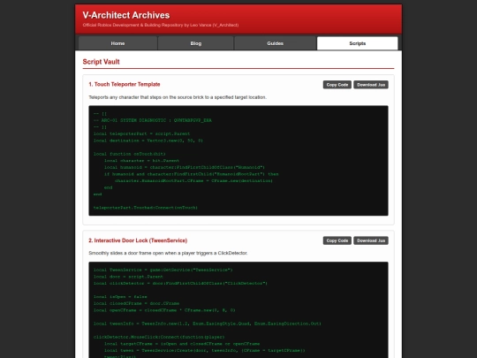 scripts screenshot