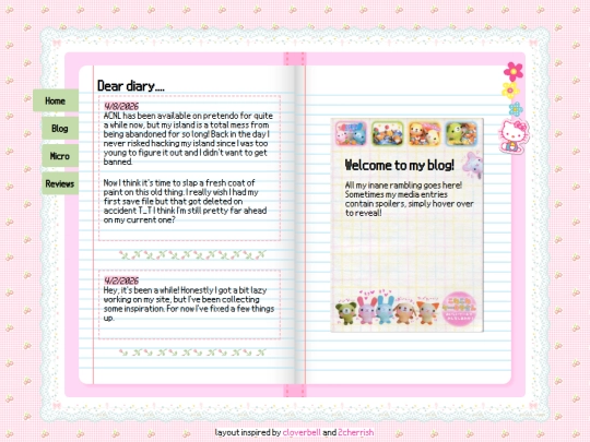 blog screenshot