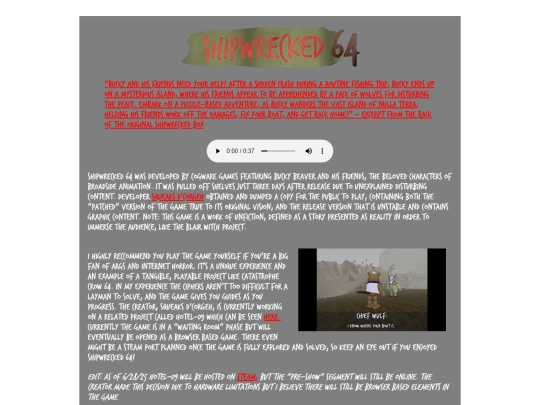 shipwrecked64 screenshot