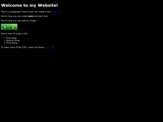 index screenshot