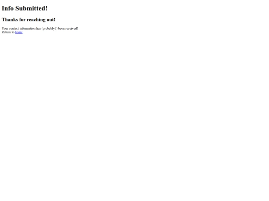 pages/contact-thanks screenshot