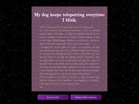 confessions/confession8 screenshot
