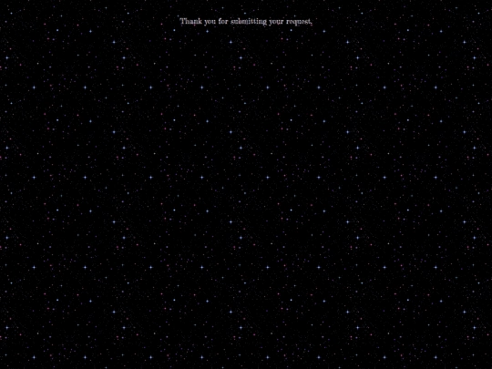 thankyou screenshot