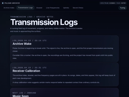 logs screenshot