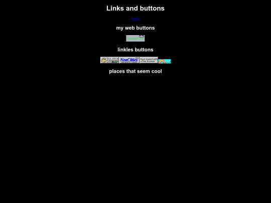 Links screenshot