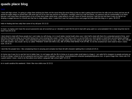 blog screenshot