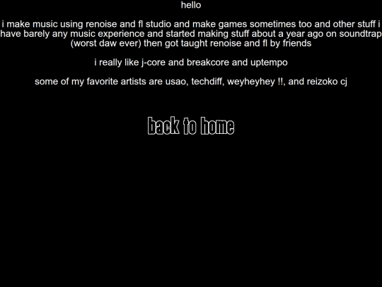 aboutme screenshot