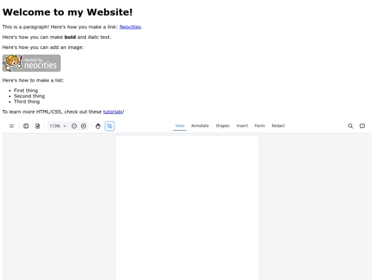 index screenshot