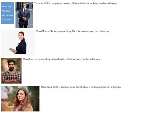staffpage screenshot