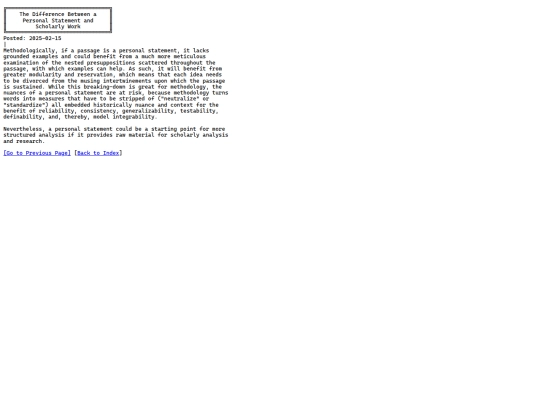 entry/the-difference-between-a-personal-statement-and-scholarly-work screenshot