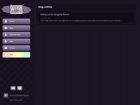 blog screenshot