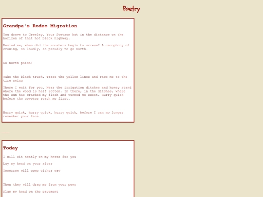 poetry screenshot