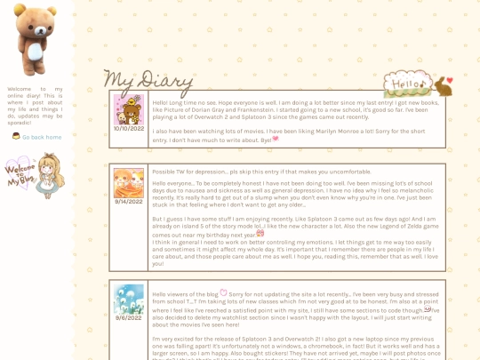 blog screenshot