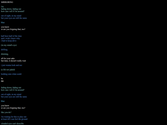 lyrics/mirroring screenshot