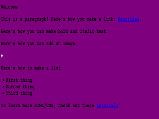 index screenshot
