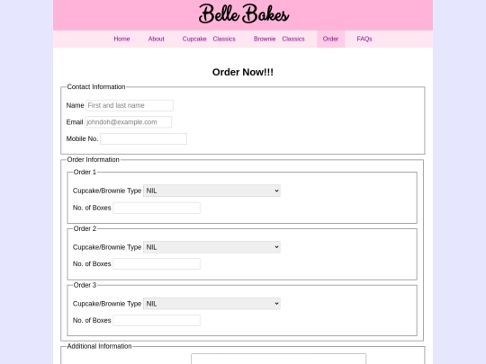 order screenshot