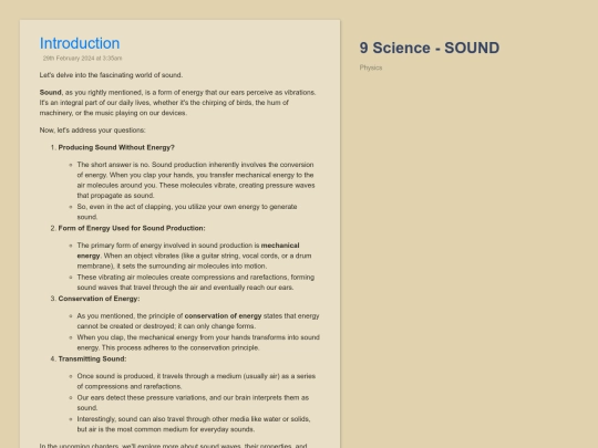 9 Science /9 Sc Sound screenshot