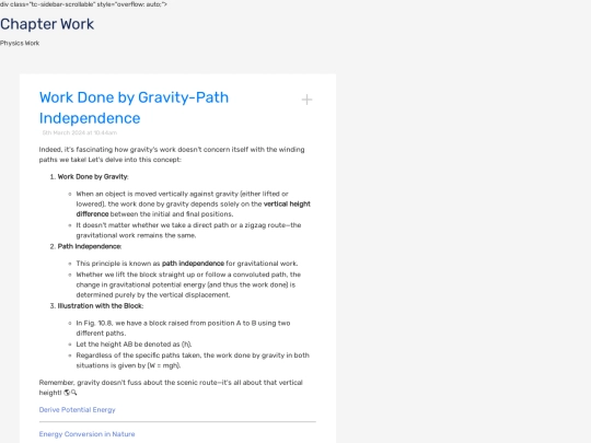 Works/Work Done by Gravity-Path Independence screenshot