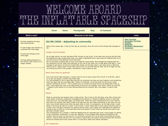 blog screenshot