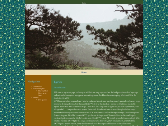 Music screenshot