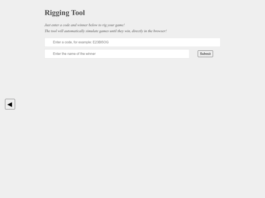 static/rigger screenshot