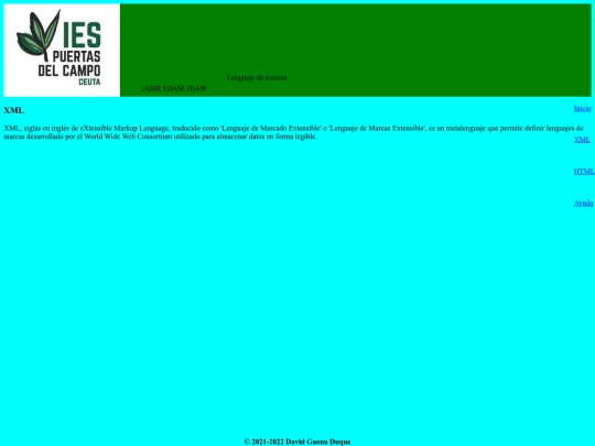 XML screenshot