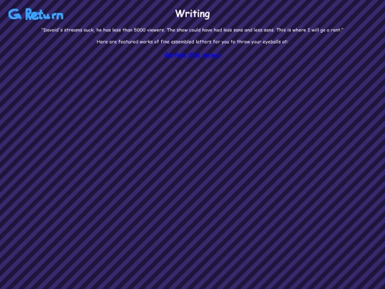writing screenshot